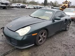 Salvage cars for sale at Portland, OR auction: 2001 Porsche 911 Turbo