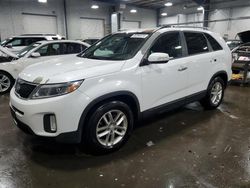 Salvage cars for sale at Ham Lake, MN auction: 2014 KIA Sorento LX