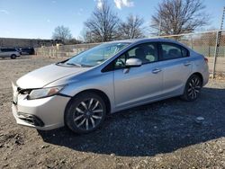 Salvage cars for sale at Laurel, MD auction: 2015 Honda Civic EXL