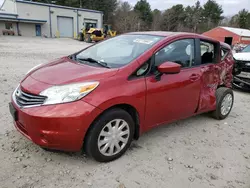 Salvage cars for sale at Mendon, MA auction: 2015 Nissan Versa Note S