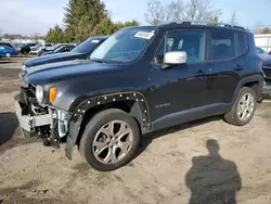 Salvage cars for sale at Finksburg, MD auction: 2015 Jeep Renegade Limited