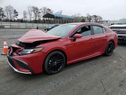 Salvage cars for sale at Spartanburg, SC auction: 2022 Toyota Camry XSE