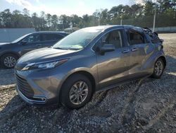 Salvage cars for sale at Ellenwood, GA auction: 2021 Toyota Sienna XLE