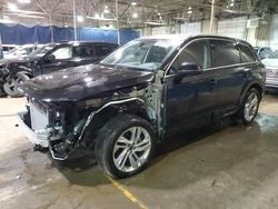 Salvage cars for sale at Woodhaven, MI auction: 2023 Audi Q7 Premium Plus