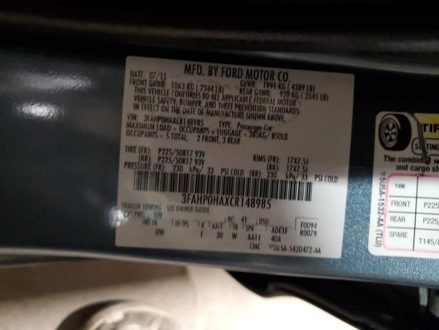 2012 Ford Fusion SE