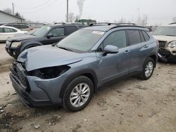 Salvage cars for sale at Pekin, IL auction: 2023 Toyota Corolla Cross LE