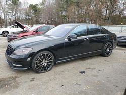 Salvage cars for sale at Austell, GA auction: 2010 Mercedes-Benz S 550