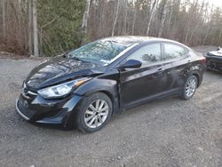 Salvage cars for sale at Cookstown, ON auction: 2015 Hyundai Elantra SE