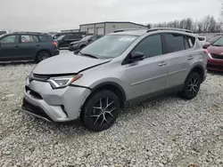 Salvage cars for sale at Wayland, MI auction: 2018 Toyota Rav4 SE