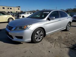 Salvage cars for sale from Copart Wilmer, TX: 2013 Honda Accord LX