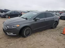 Salvage cars for sale at Houston, TX auction: 2017 Ford Fusion SE