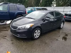 KIA Forte salvage cars for sale: 2016 KIA Forte LX