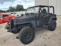 2000 Jeep Wrangler / TJ Sport en venta en Apopka, FL