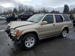 Salvage cars for sale at Portland, OR auction: 2002 Nissan Pathfinder LE