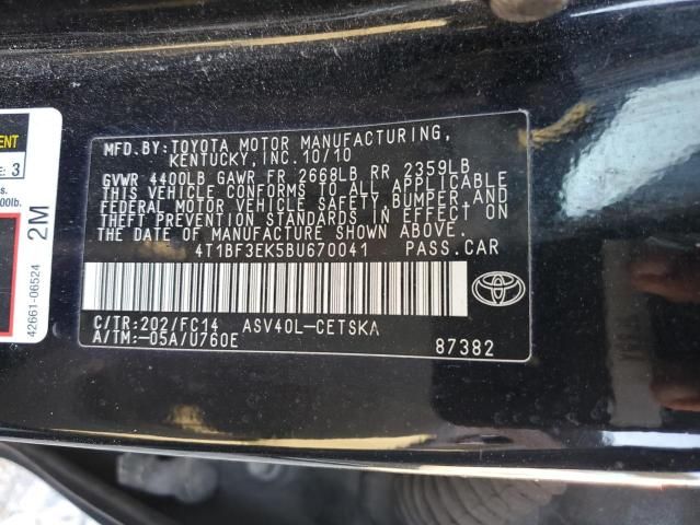 2011 Toyota Camry Base