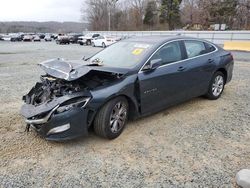 Salvage cars for sale at Concord, NC auction: 2021 Chevrolet Malibu LT