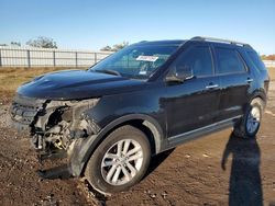 Salvage cars for sale at Houston, TX auction: 2014 Ford Explorer XLT