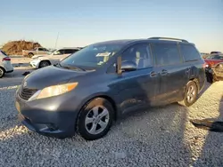 Vehiculos salvage en venta de Copart Taylor, TX: 2013 Toyota Sienna LE