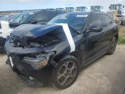 Salvage cars for sale at Opa Locka, FL auction: 2018 Alfa Romeo Stelvio Sport