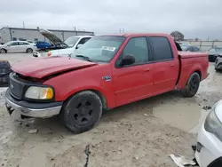 Ford salvage cars for sale: 2001 Ford F150 Supercrew