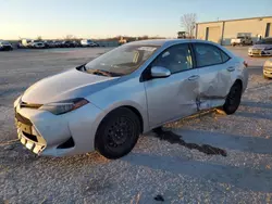 Toyota salvage cars for sale: 2018 Toyota Corolla L