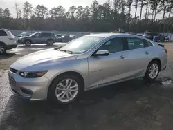 Salvage cars for sale at Harleyville, SC auction: 2017 Chevrolet Malibu LT