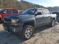 Salvage cars for sale from Copart Hurricane, WV: 2017 Chevrolet Silverado K1500 LT