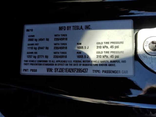 2019 Tesla Model 3