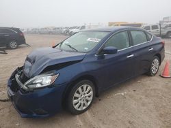 Salvage cars for sale at Houston, TX auction: 2017 Nissan Sentra S