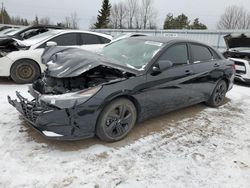 Salvage cars for sale from Copart Ontario Auction, ON: 2021 Hyundai Elantra SEL