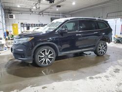 Salvage cars for sale at Candia, NH auction: 2021 Honda Pilot Elite