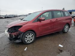 Salvage cars for sale at Woodhaven, MI auction: 2015 Mazda 5 Sport