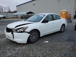 Salvage cars for sale at Spartanburg, SC auction: 2008 Honda Accord LX