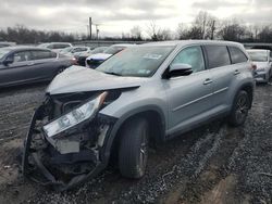 Vehiculos salvage en venta de Copart Hillsborough, NJ: 2019 Toyota Highlander LE