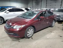 Honda Civic Vehiculos salvage en venta: 2015 Honda Civic LX