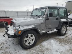 2001 Jeep Wrangler / TJ Sport en venta en Appleton, WI