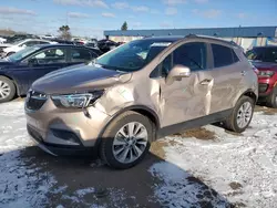 Salvage cars for sale at Woodhaven, MI auction: 2018 Buick Encore Preferred