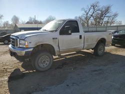 Salvage cars for sale at Wichita, KS auction: 2001 Ford F250 Super Duty