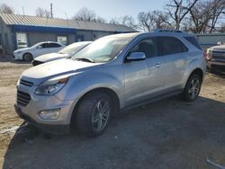 Salvage cars for sale from Copart Wichita, KS: 2017 Chevrolet Equinox Premier