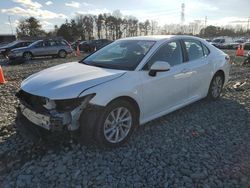 Salvage cars for sale at auction: 2021 Toyota Camry LE