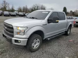 Salvage cars for sale from Copart Portland, OR: 2015 Ford F150 Supercrew