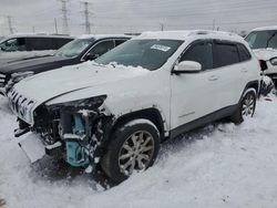 Salvage cars for sale from Copart Elgin, IL: 2015 Jeep Cherokee Limited