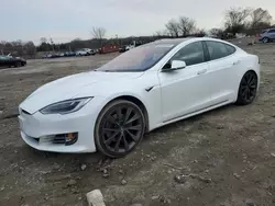 Salvage cars for sale at Baltimore, MD auction: 2018 Tesla Model S