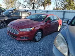 Salvage cars for sale at Riverview, FL auction: 2013 Ford Fusion Titanium Phev