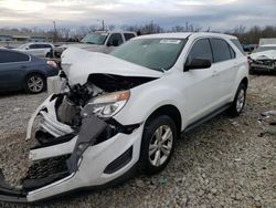 Salvage cars for sale at Louisville, KY auction: 2017 Chevrolet Equinox LS