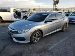 Salvage cars for sale from Copart Van Nuys, CA: 2016 Honda Civic EX