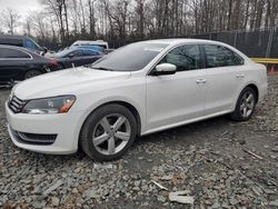 Salvage cars for sale at Waldorf, MD auction: 2013 Volkswagen Passat SE