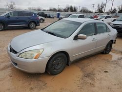 Salvage cars for sale at Oklahoma City, OK auction: 2003 Honda Accord LX