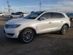 Lincoln Vehiculos salvage en venta: 2016 Lincoln MKX Reserve