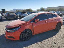 Salvage cars for sale at auction: 2018 Chevrolet Cruze LT